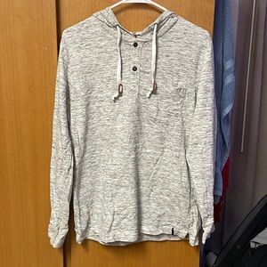 Ruff Hewn Men’s Hooded Long Sleeve (White Heather)